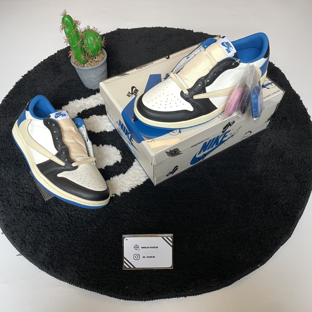 Jordan 1 Retro Low Fragment  Travis Scott • Größe 44,5