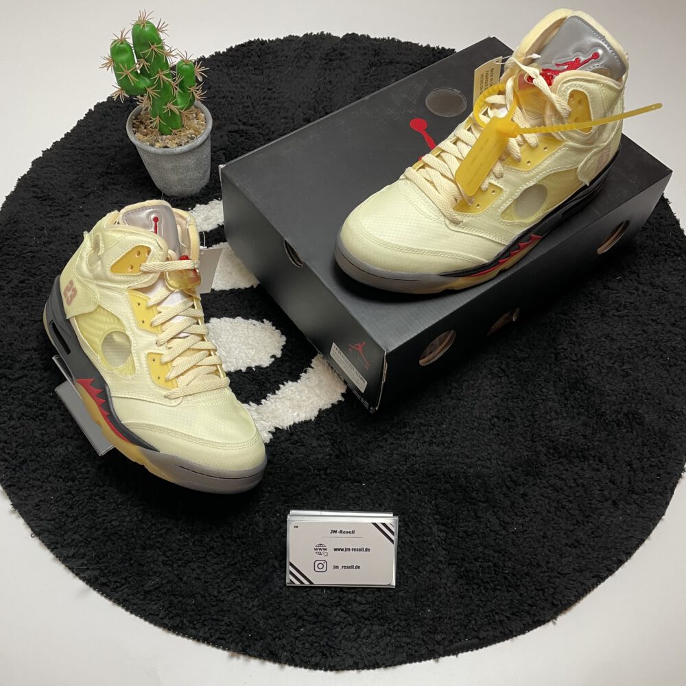 Jordan 5 Retro Off-White Sail