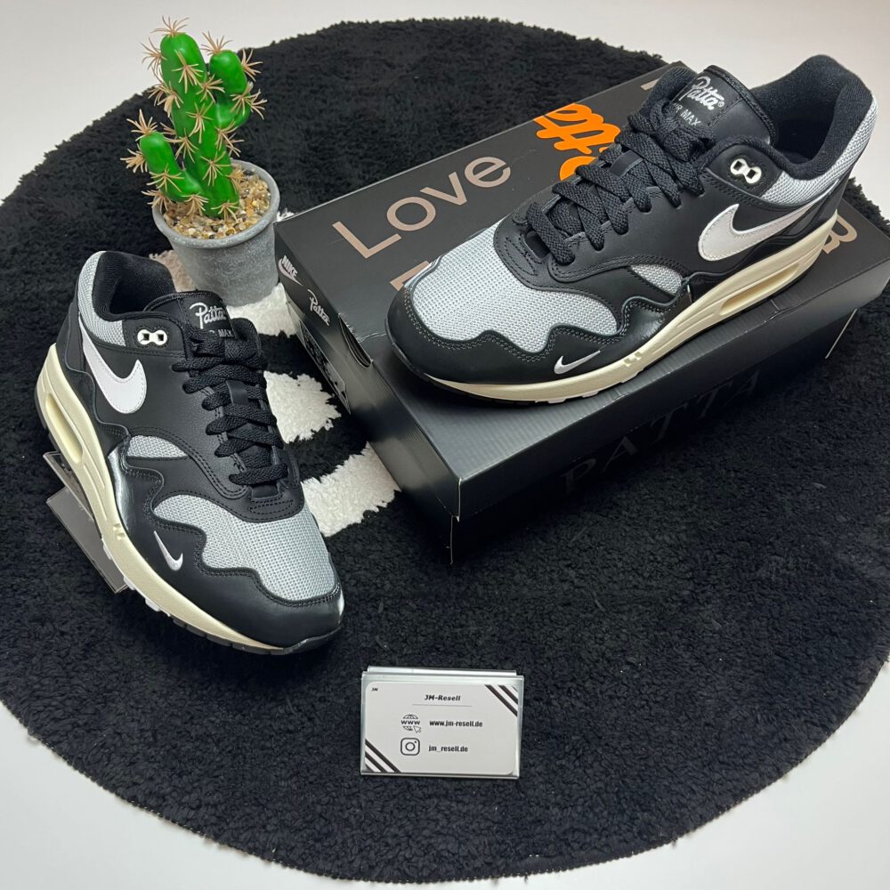 Nike Air Max 1 Patta Waves Black • Größe 44