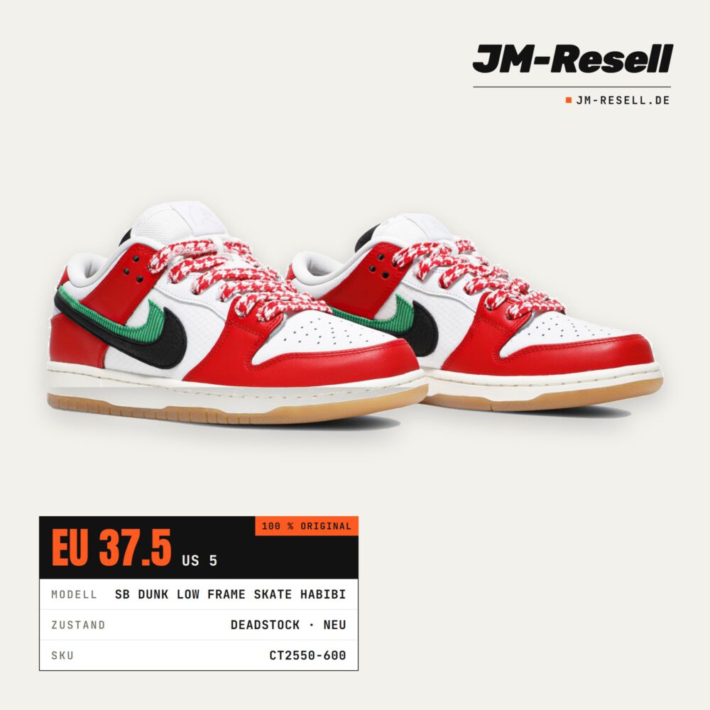 Nike SB Dunk Low Frame Skate Habibi • Größe 37.5