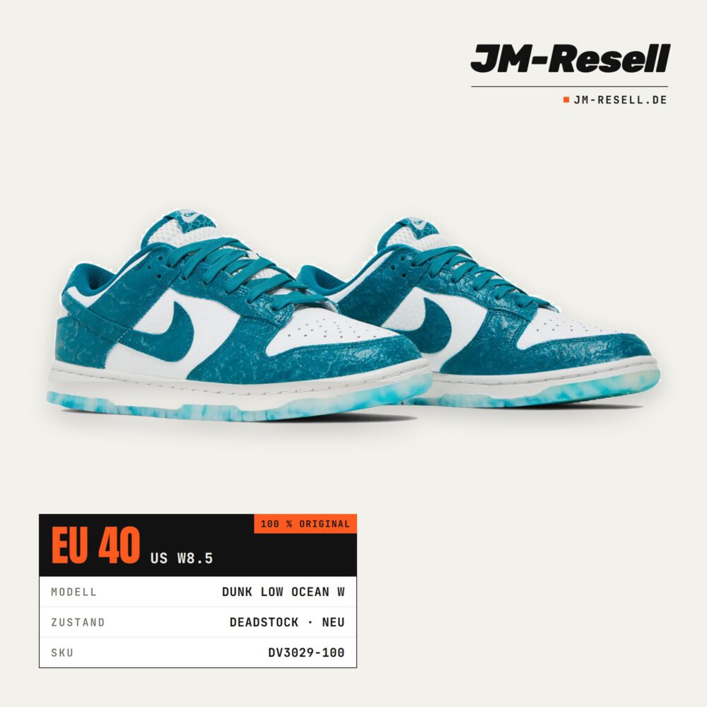 Nike Dunk Low Ocean (Women's) • Größe 40