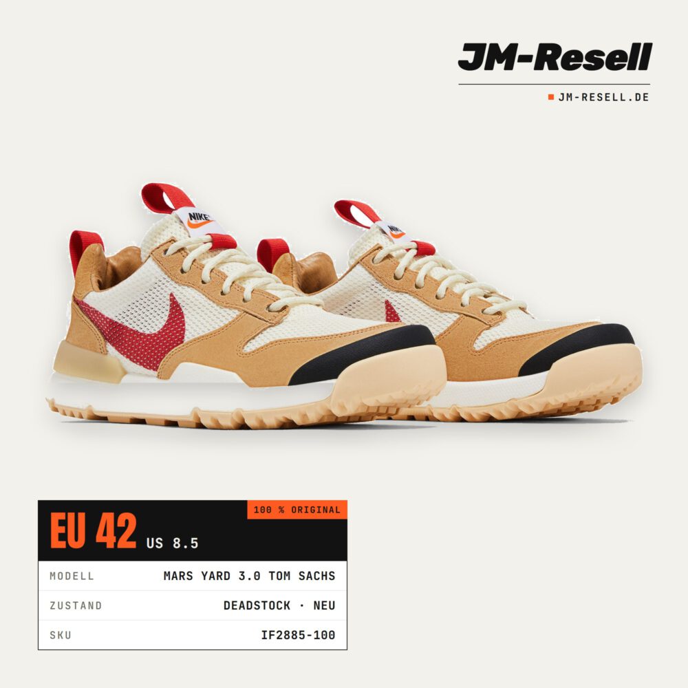 Tom Sachs x Nike Mars Yard 3.0 Space Camp • Größe 42